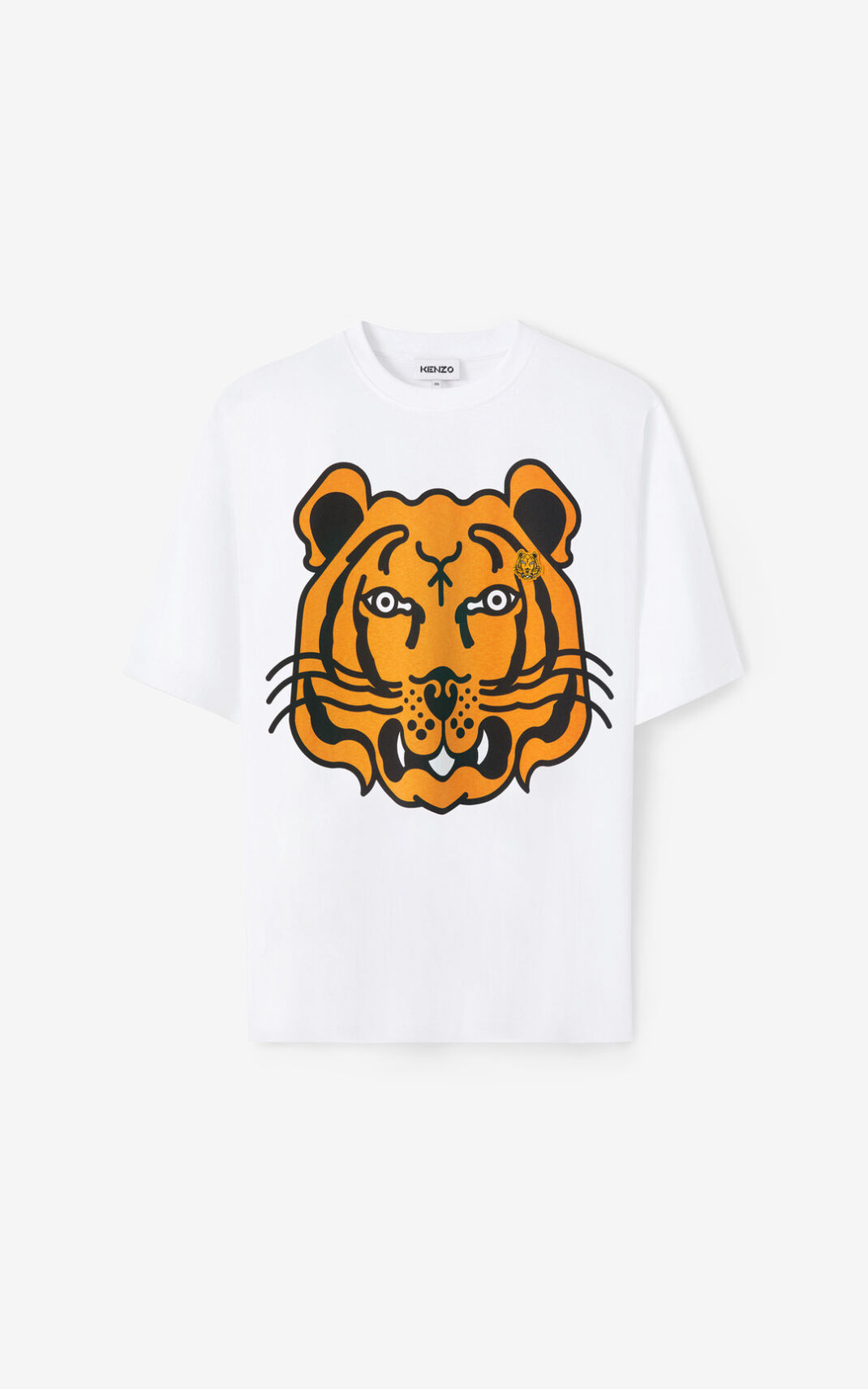 Kenzo K 虎 oversized Tシャツ メンズ 白 - XONQZD095
